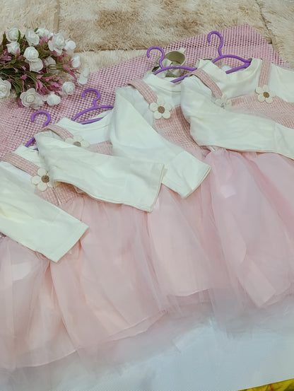 Korean Style Winter Frock for Baby Girls – Soft & Comfortable Dress